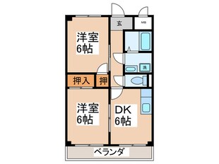 メゾンマリーネの物件間取画像